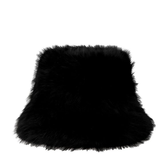 OVERSIZED FLUFFY FAUX FUR BUCKET HAT - Picture 7 of 7